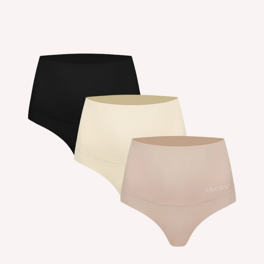 High-Rise Seamless Thong Panty(3 Pack)