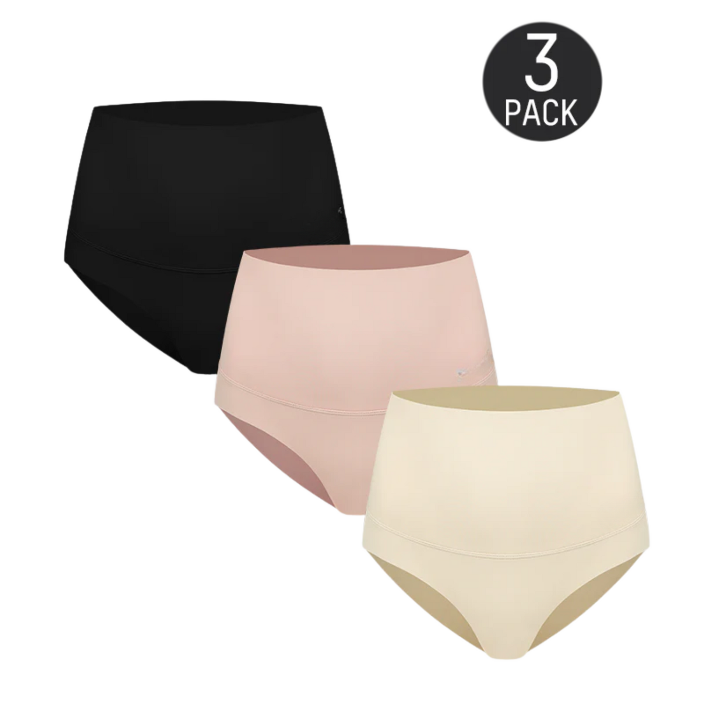 High-Rise Seamless Thong Panty(3 Pack)