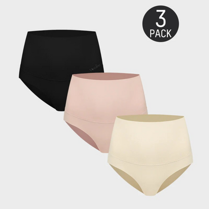 3-Pack High Waisted Tummy Control Briefs