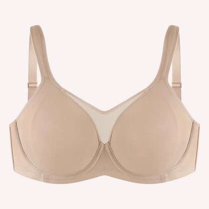 Cooling Full Natural Nude Unlined Minimizer Bra