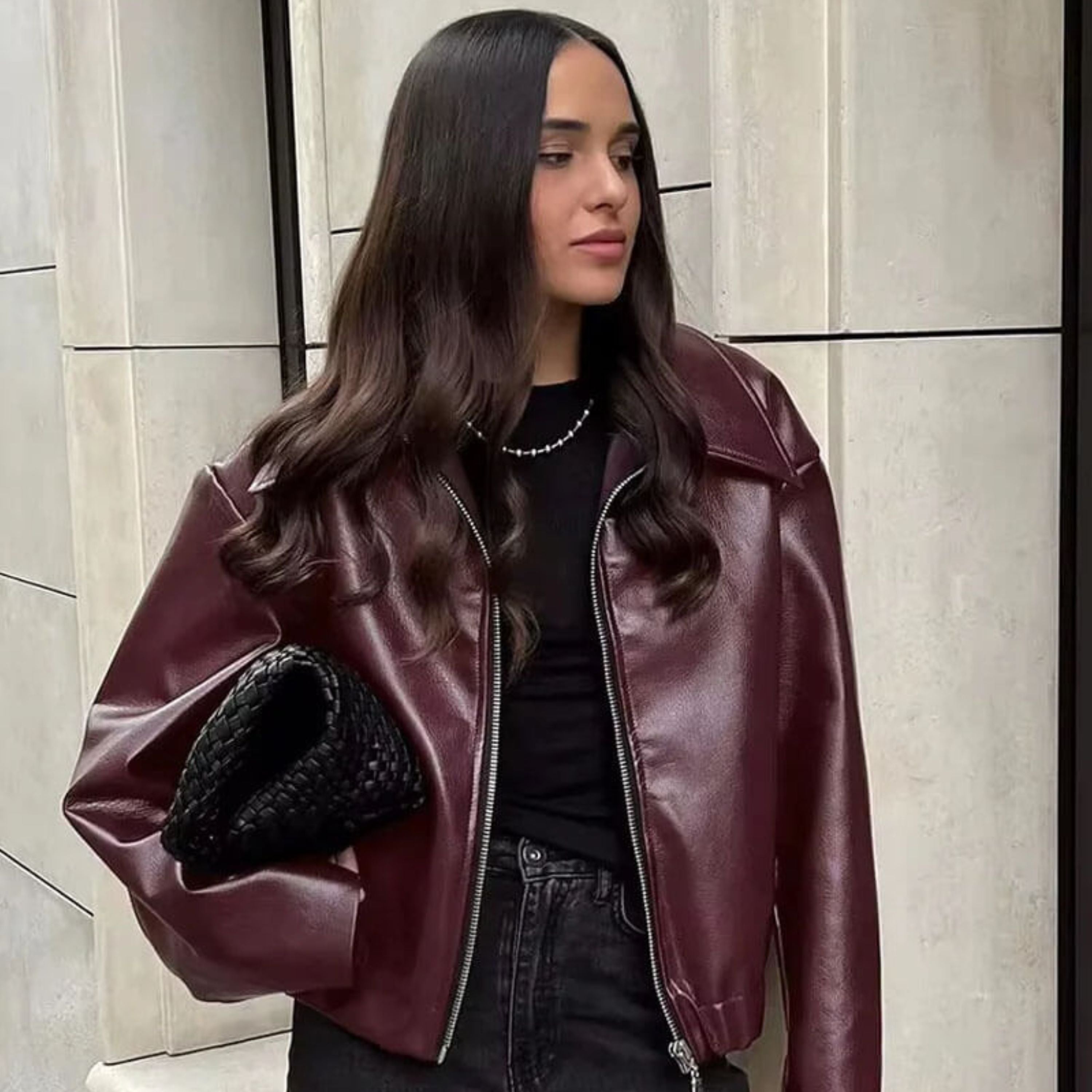 Orvessa leather Jacket