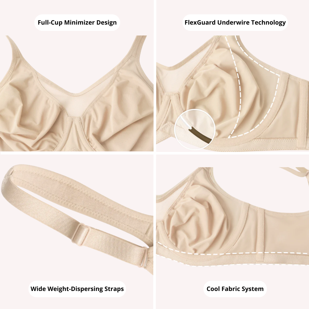 Cooling Full Unlined Minimizer Bra