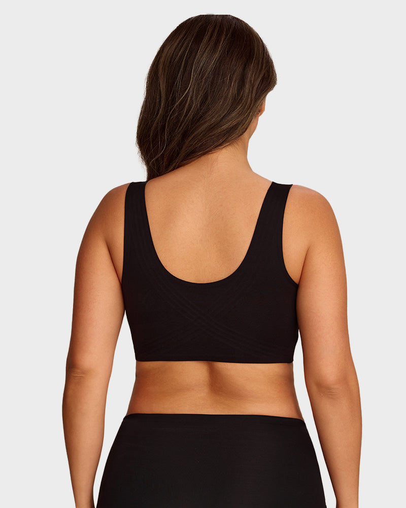 Viveane Lifting Wire-Free Jelly Bra in Black