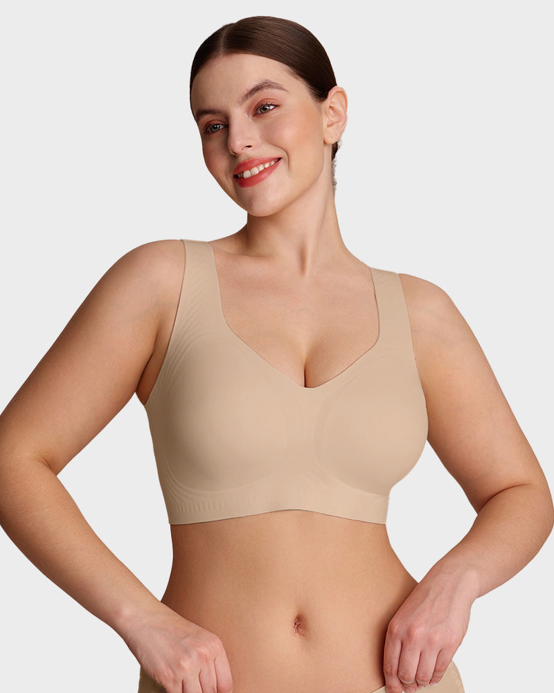 Viveane Lifting Wire-Free Jelly Bra in Skin