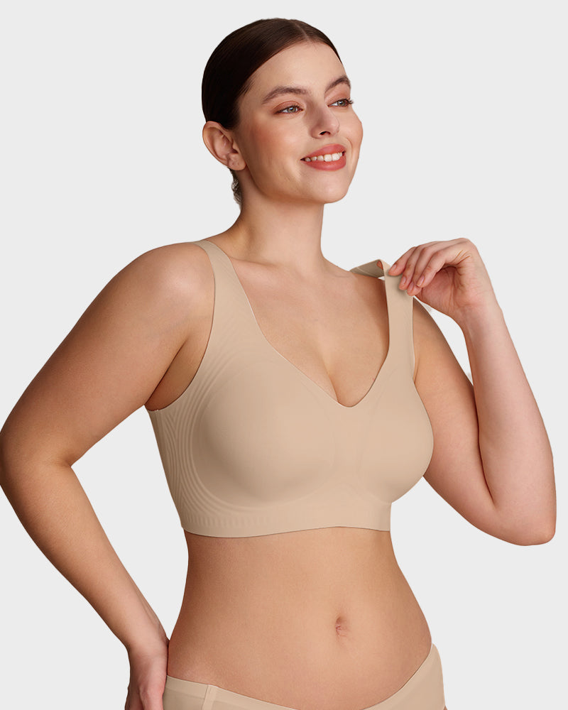 Viveane Lifting Wire-Free Jelly Bra in Skin