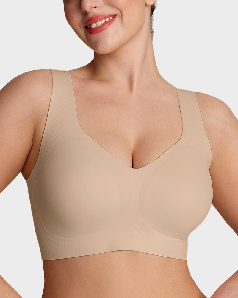 Viveane Lifting Wire-Free Jelly Bra in Skin