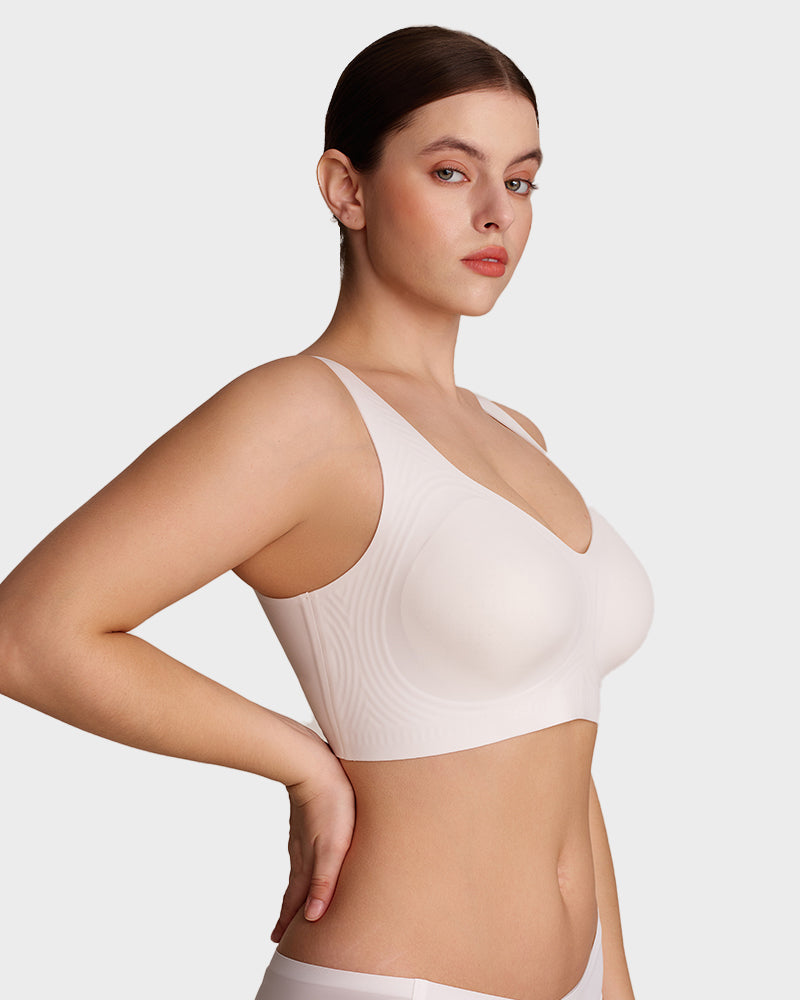 Viveane Lifting Wire-Free Jelly Bra in White