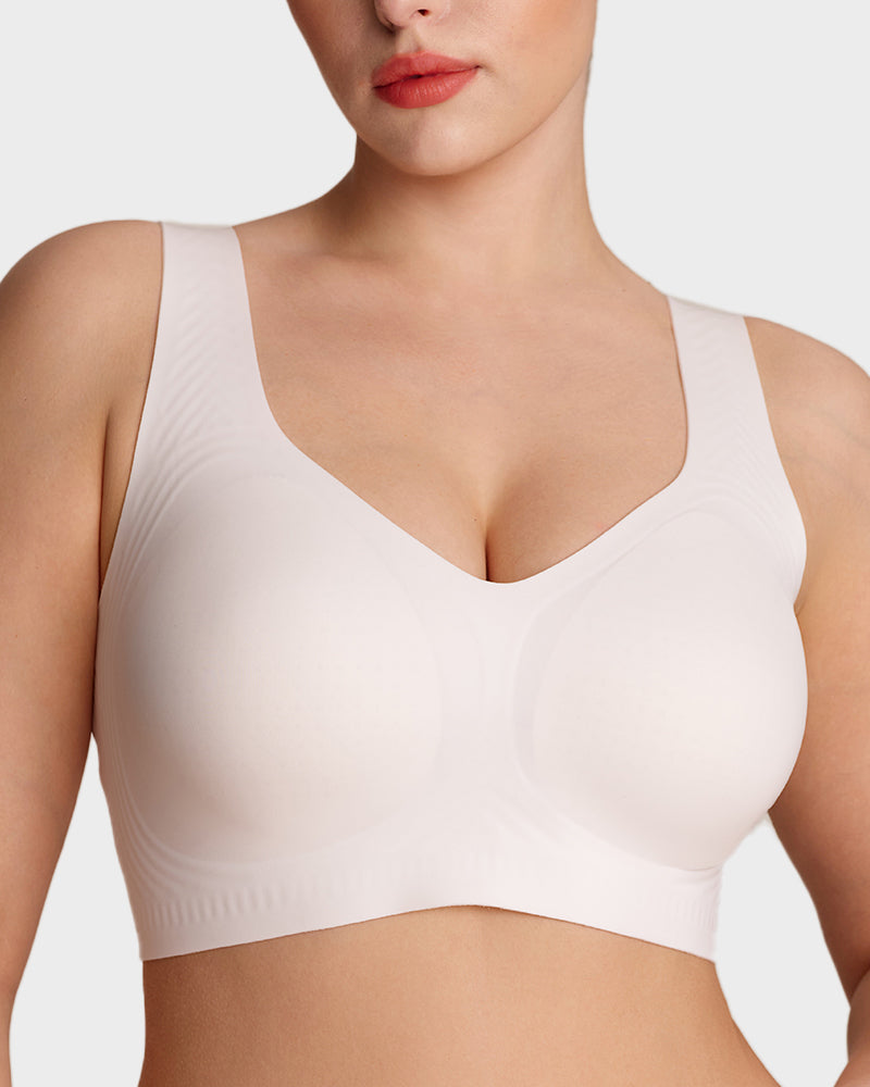 Viveane Lifting Wire-Free Jelly Bra in White