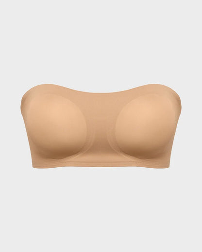 Non-Slip Crossover Side Hook Bandeau Bra