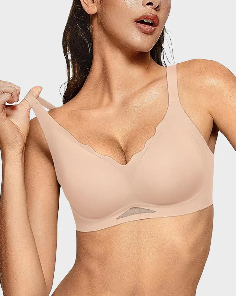 Comfortable Wireless Full Coverage Jelly Smoothing Bra