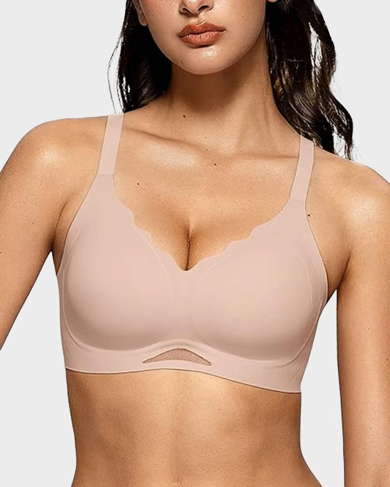 Comfortable Wireless Full Coverage Jelly Smoothing Bra