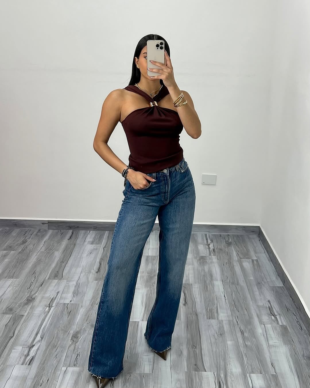 Top Halter Mocha