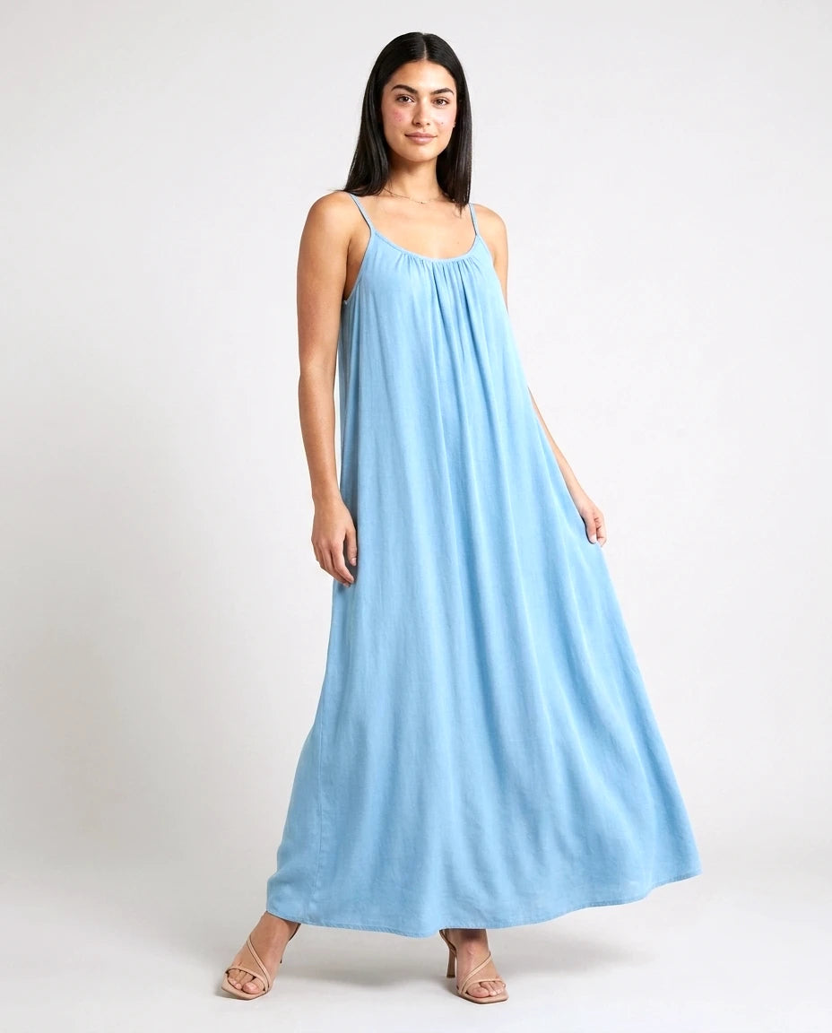 Viveane Cami Dress in Blue
