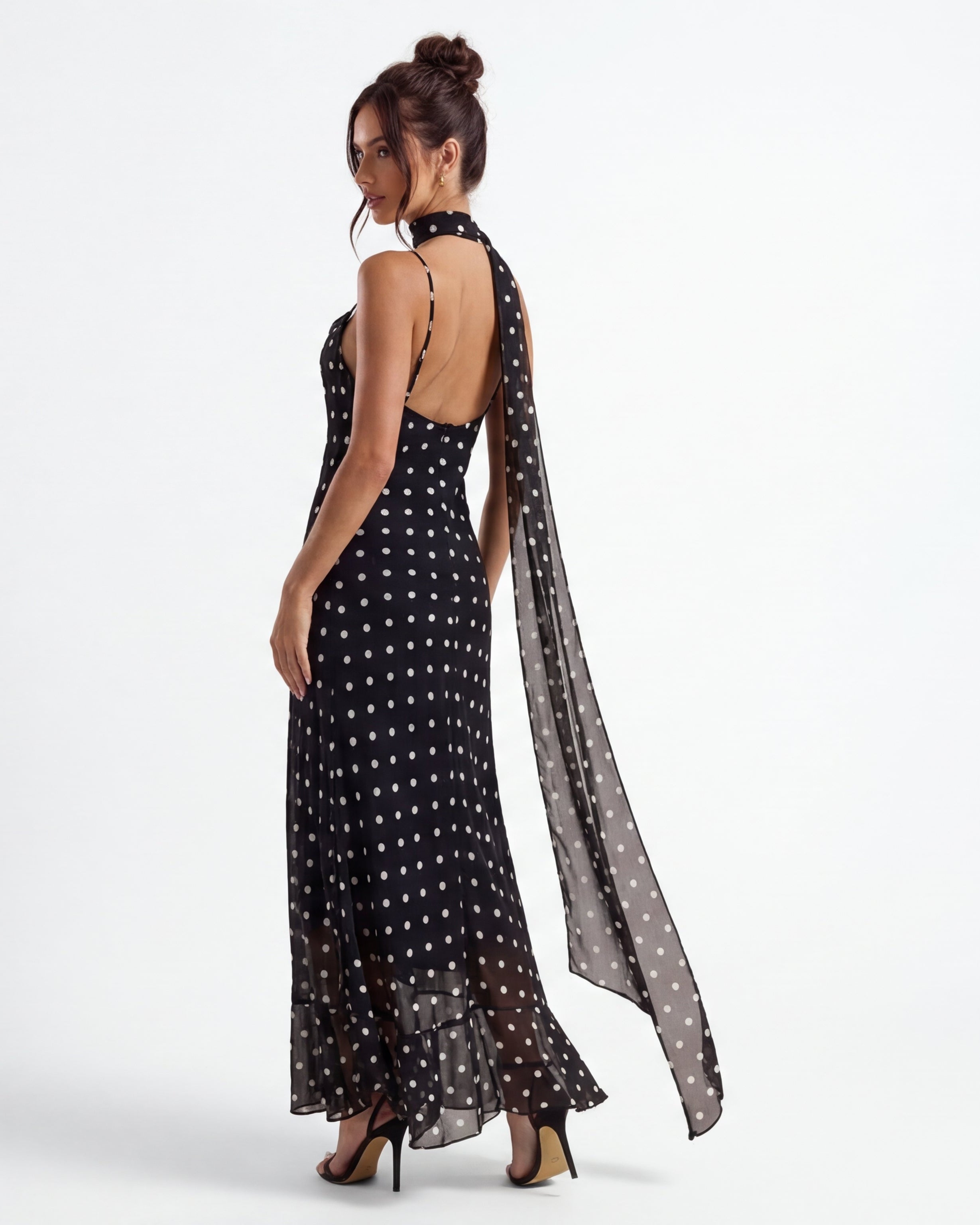 Maxi Noir Polka