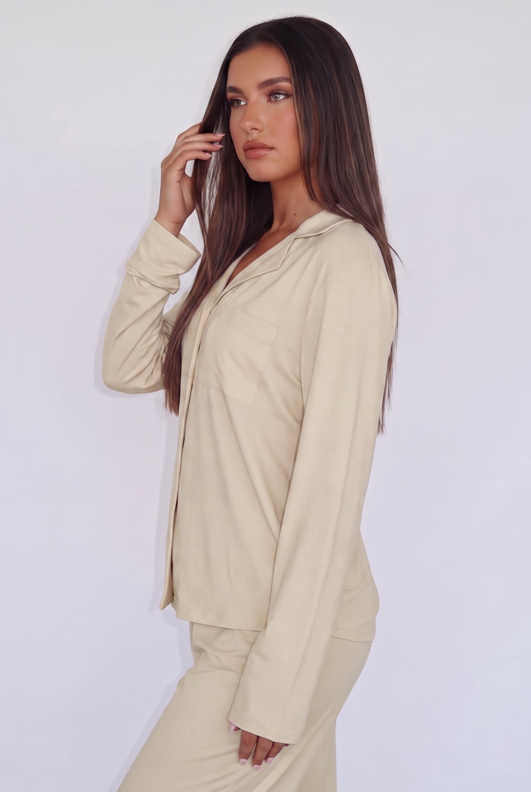 Blush Dream Set Khaki - side view