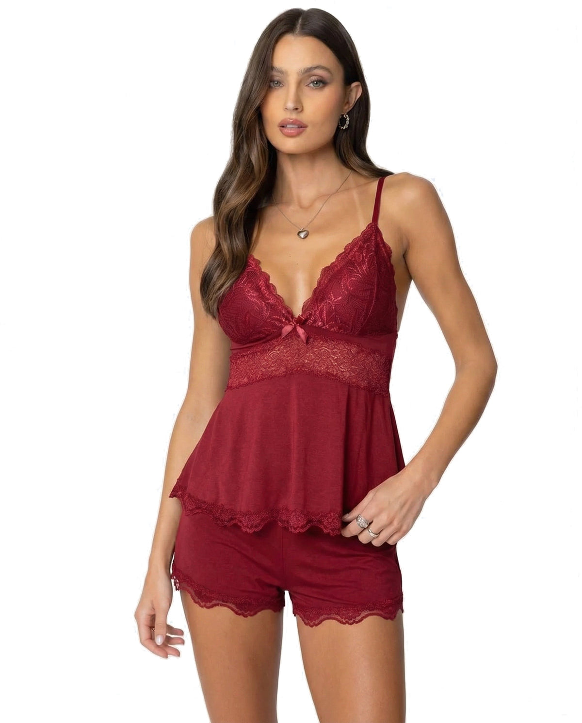 Midnight Kiss Lace Set