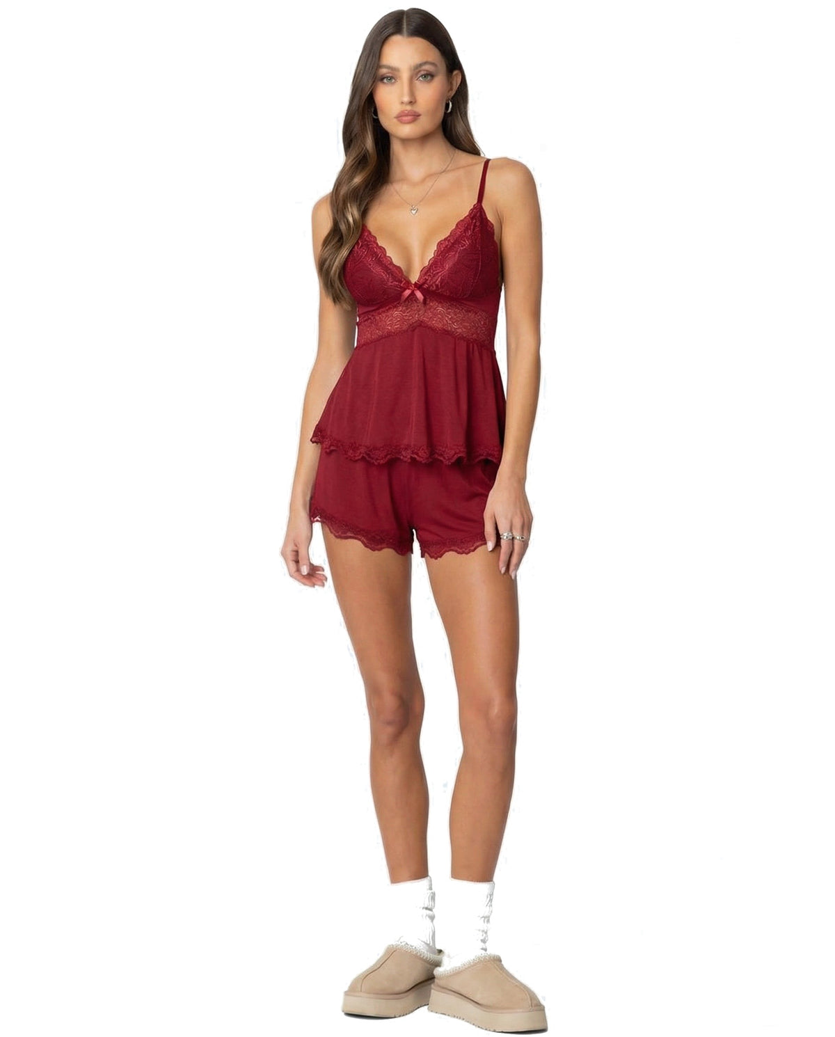 Midnight Kiss Lace Set