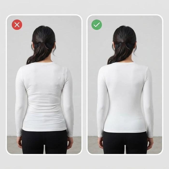 A smooth back profile