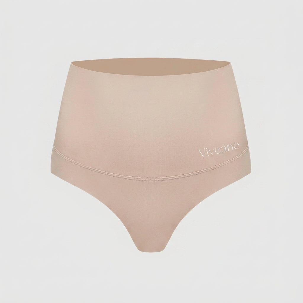 Viveane high waist seamless thong in nude